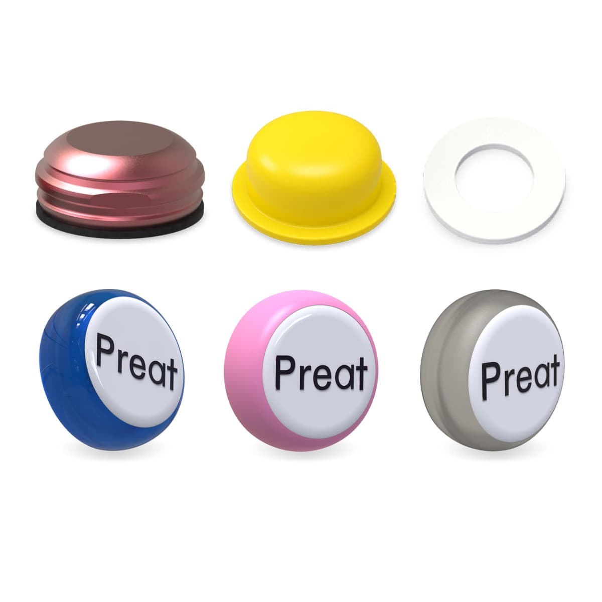 PreatLoc™ Processing Pack for Bar - Anodized Cap, 2 Pack