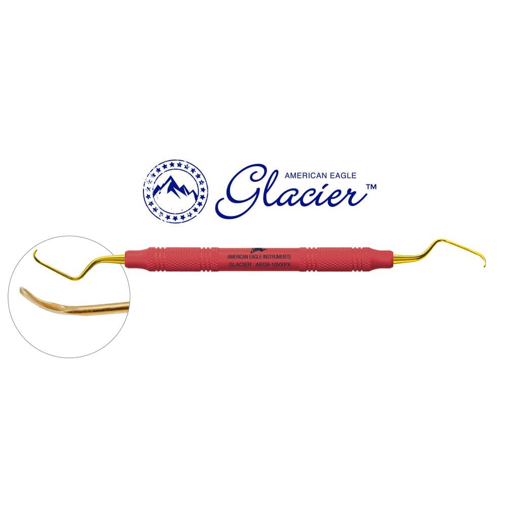 Glacier™ Gracey Standard 9-10, contra angle, molars, XP² Technology™, Resin handle
