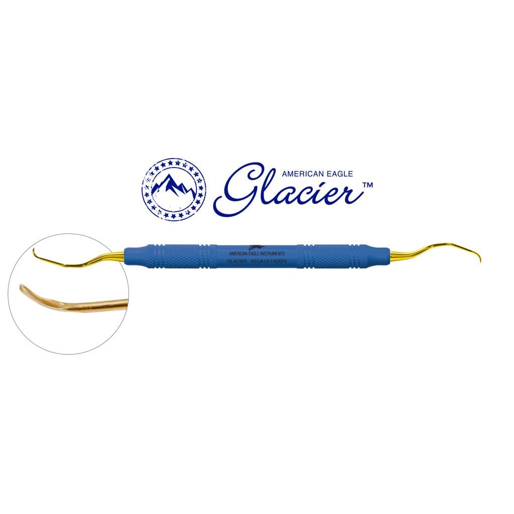 Glacier™ Gracey +3 Access 13-14, posterior, distal, XP² Technology™, Resin handle