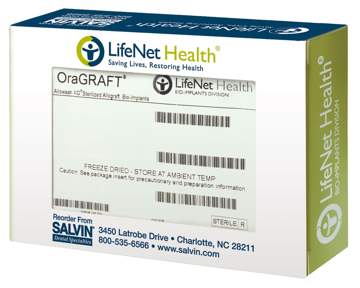OraGRAFT® Mineralized 50/50 Cancellous/Cortical Mix - .5cc - 250-1000 microns