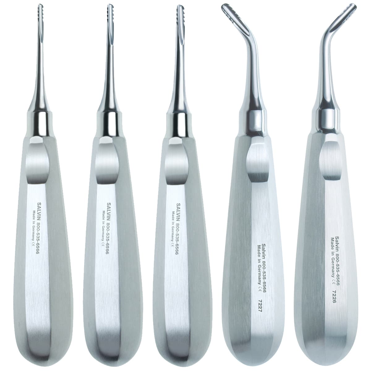 Set Of 5 Serrated Elevators