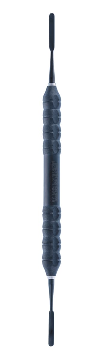 Tunneling Instrument 2.8 mm, Str. + Cvd., DLC Coated, Black PEEK Handle
