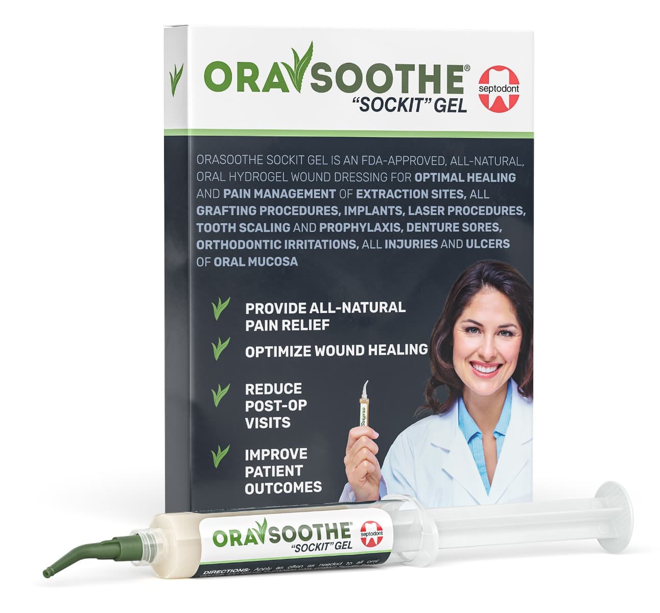 OraSoothe® "SOCKIT" Gel 25/Box