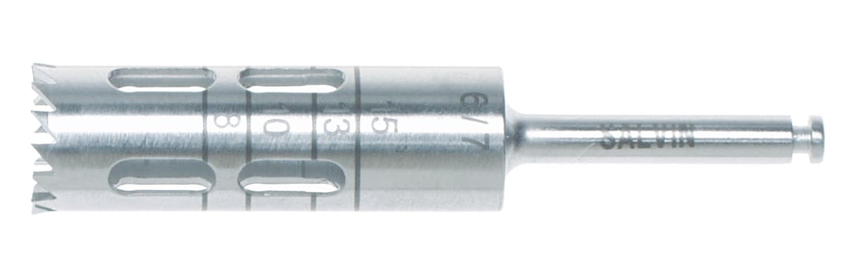 Salvin Long Trephine Drills - 6.0mm Inside Diameter x 22mm Barrel
