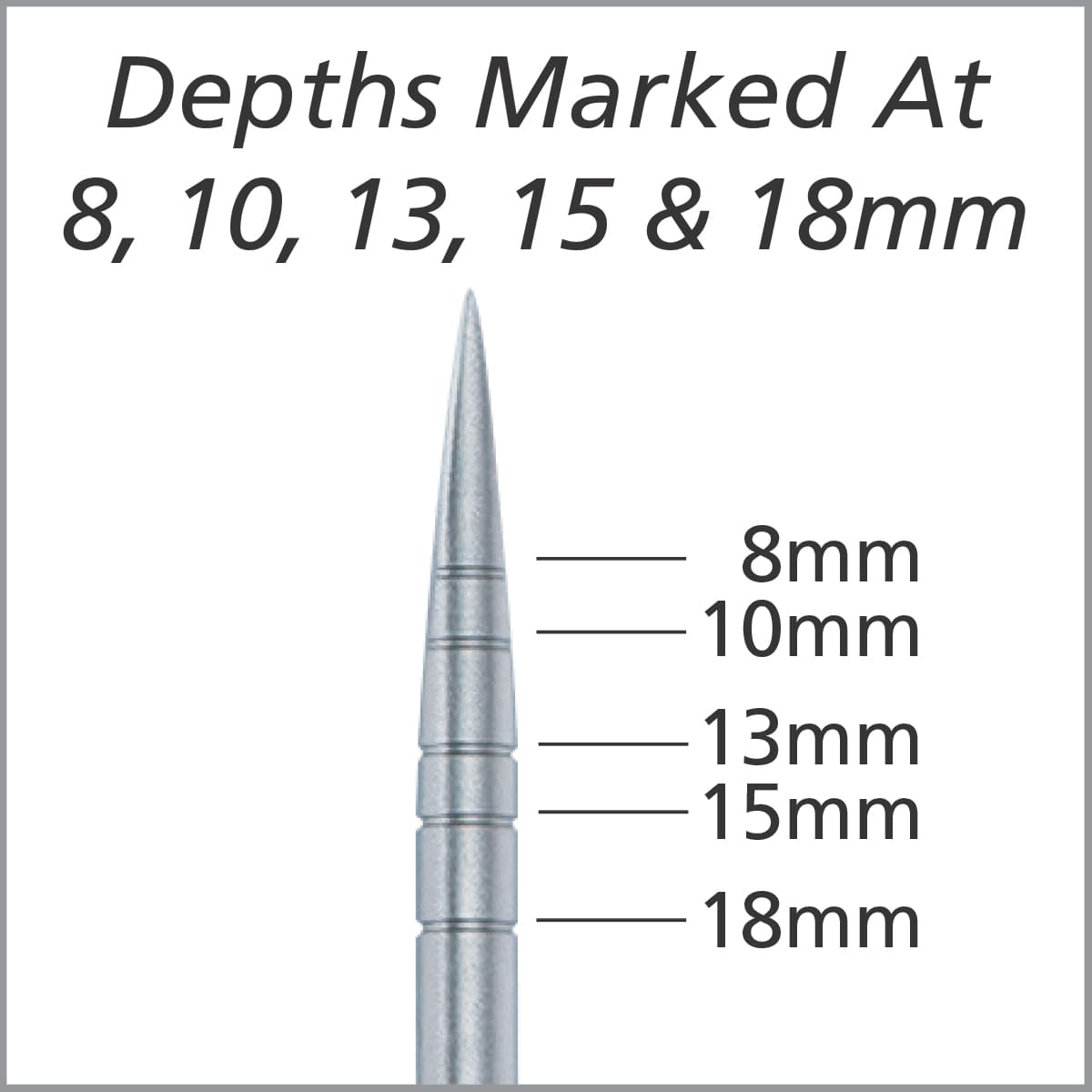 Salvin 4mm Double Sided Ridge Splitting / Expanding Chisels - Straight
