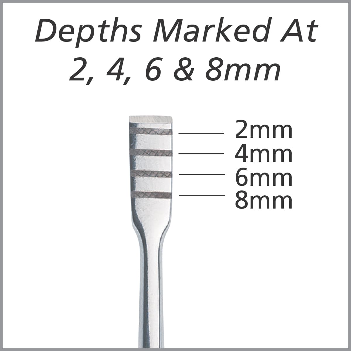 Salvin 4mm Single Bevel Ridge Splitting / Expanding Chisels